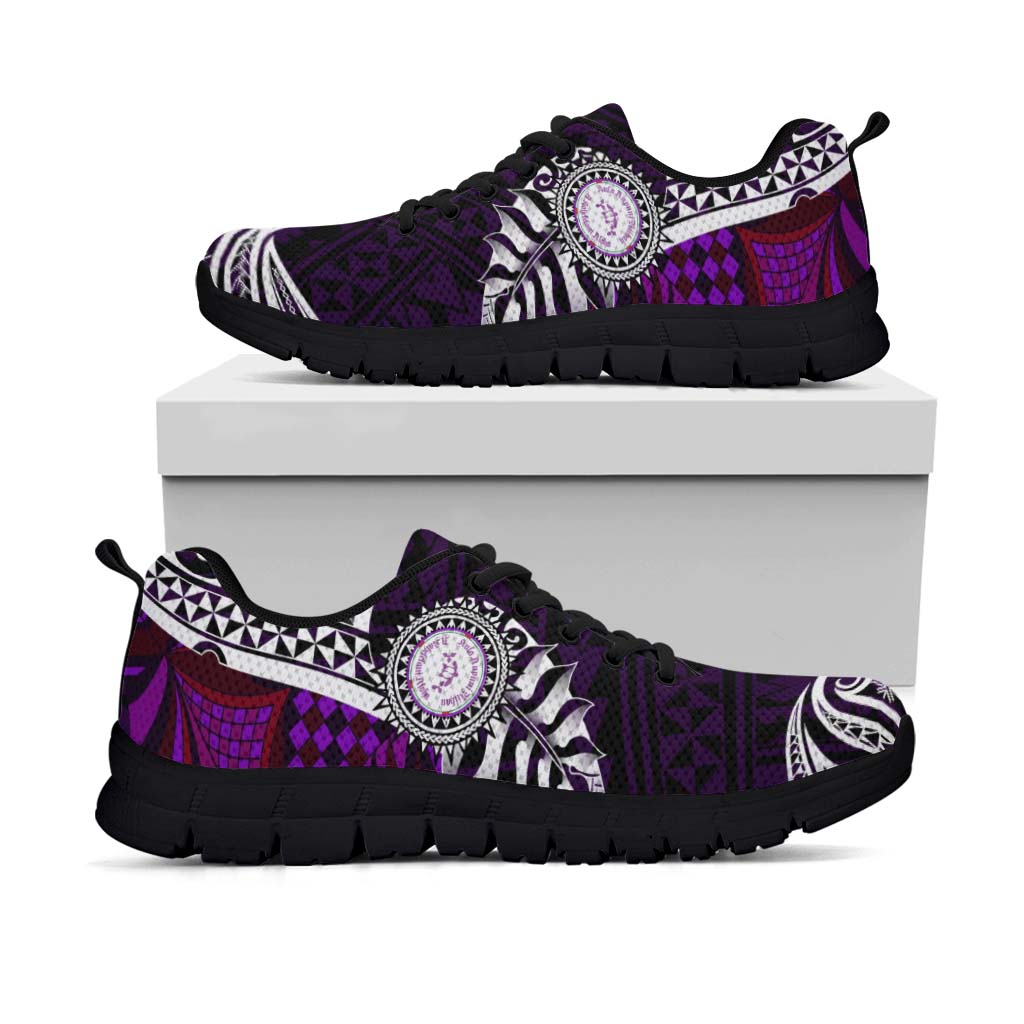Hawaii Sneakers - Ni'ihau High and Elementary School Polynesian Pattern