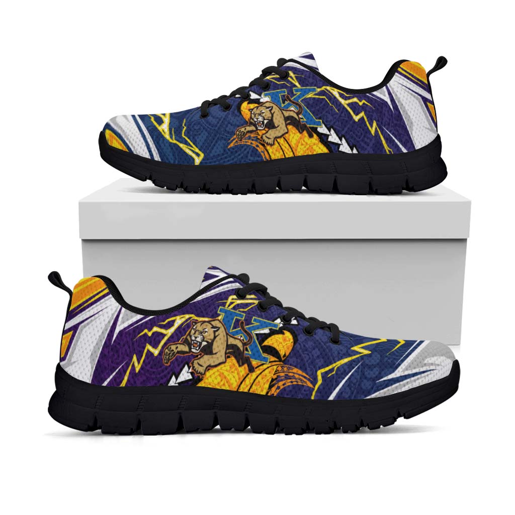 Hawaii Sneakers - Henry J. Kaiser High School Polynesian Tribal Pattern