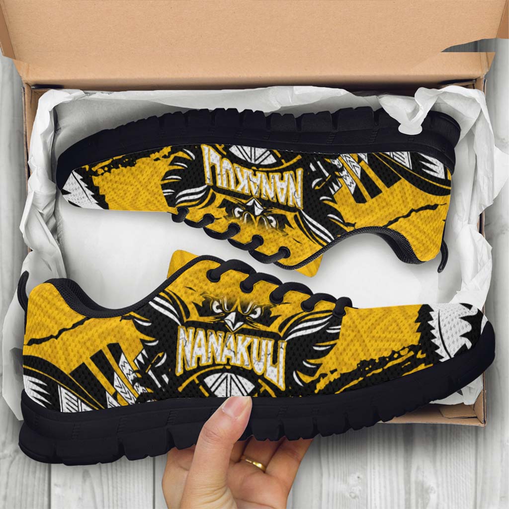 Hawaii Sneakers - Nanakuli High School Polynesian Tribal Pattern