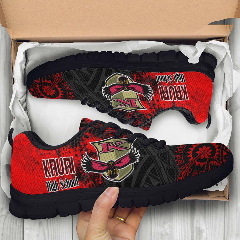 Hawaii Sneakers - Kaui High School Polynesian Tribal Pattern