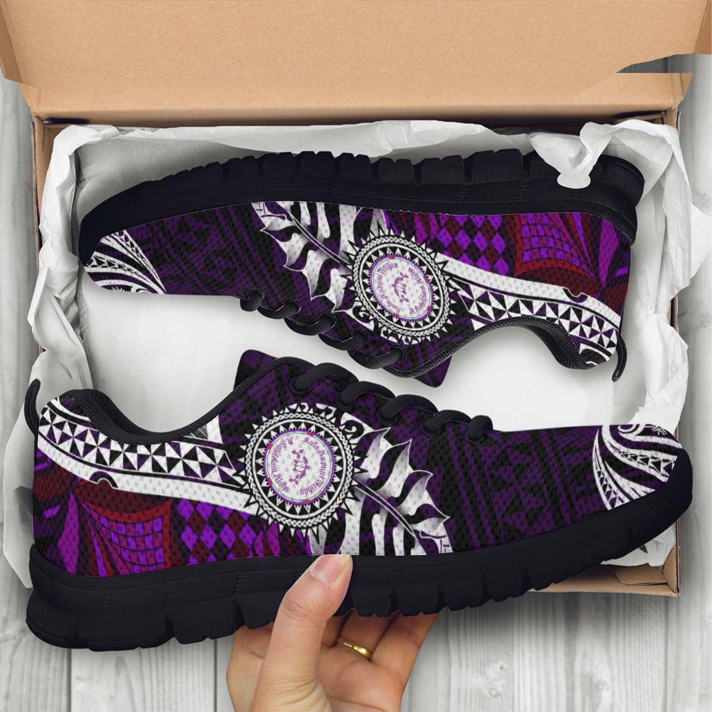 Hawaii Sneakers - Ni'ihau High and Elementary School Polynesian Pattern