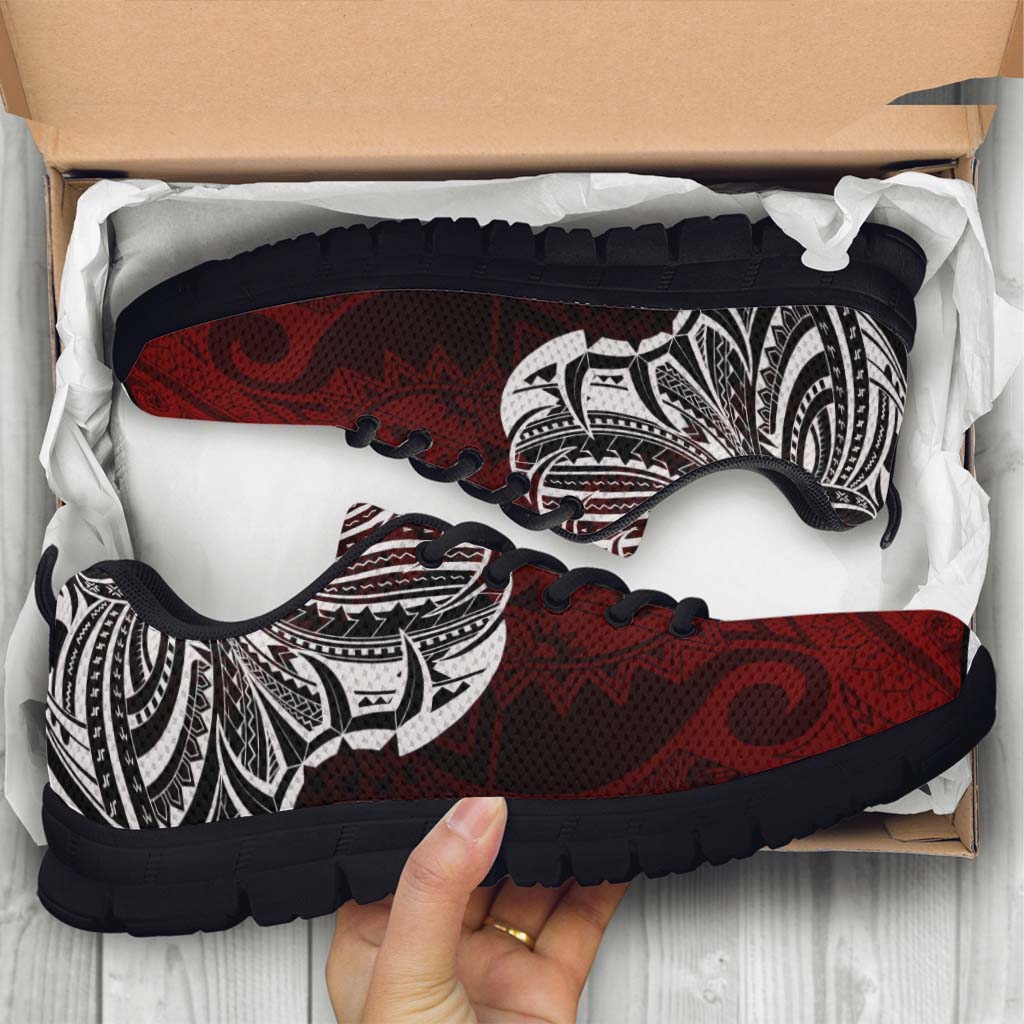 Hawaii Sneakers - Kalani High School Polynesian Tribal Pattern