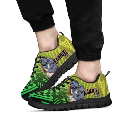 Hawaii Sneakers - Kaimuki High School Polynesian Tribal Pattern