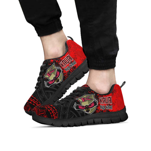 Hawaii Sneakers - Kaui High School Polynesian Tribal Pattern