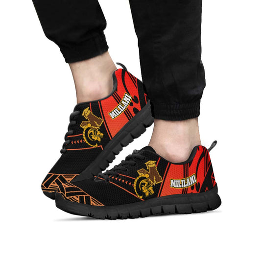 Hawaii Sneakers - Mililani High School Polynesian Tribal Pattern