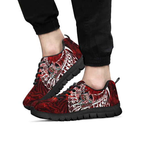 Hawaii Sneakers - Baldwin High School Polynesian Tribal Pattern