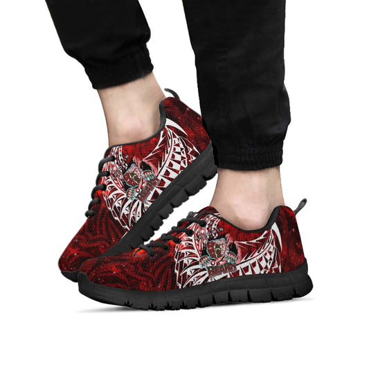 Hawaii Sneakers - Baldwin High School Polynesian Tribal Pattern