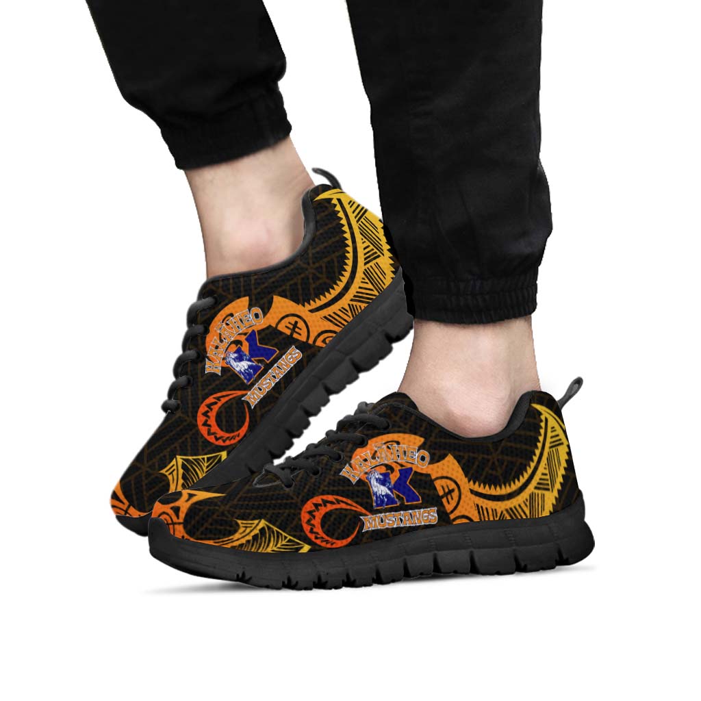 Hawaii Sneakers - Kalaheo High School Polynesian Tribal Pattern
