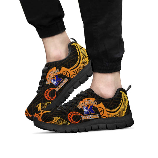Hawaii Sneakers - Kalaheo High School Polynesian Tribal Pattern