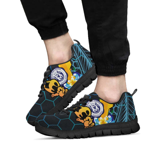 Hawaii Sneakers - Moanalua High School Polynesian Tribal Pattern