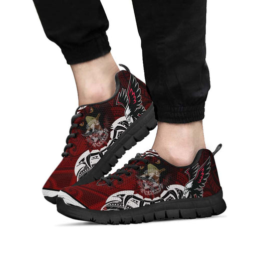 Hawaii Sneakers - Kalani High School Polynesian Tribal Pattern