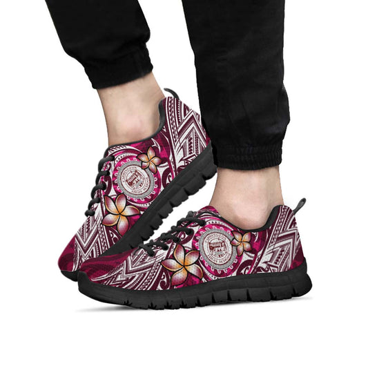 Hawaii Sneakers - Farrington High School Polynesian Tribal Pattern