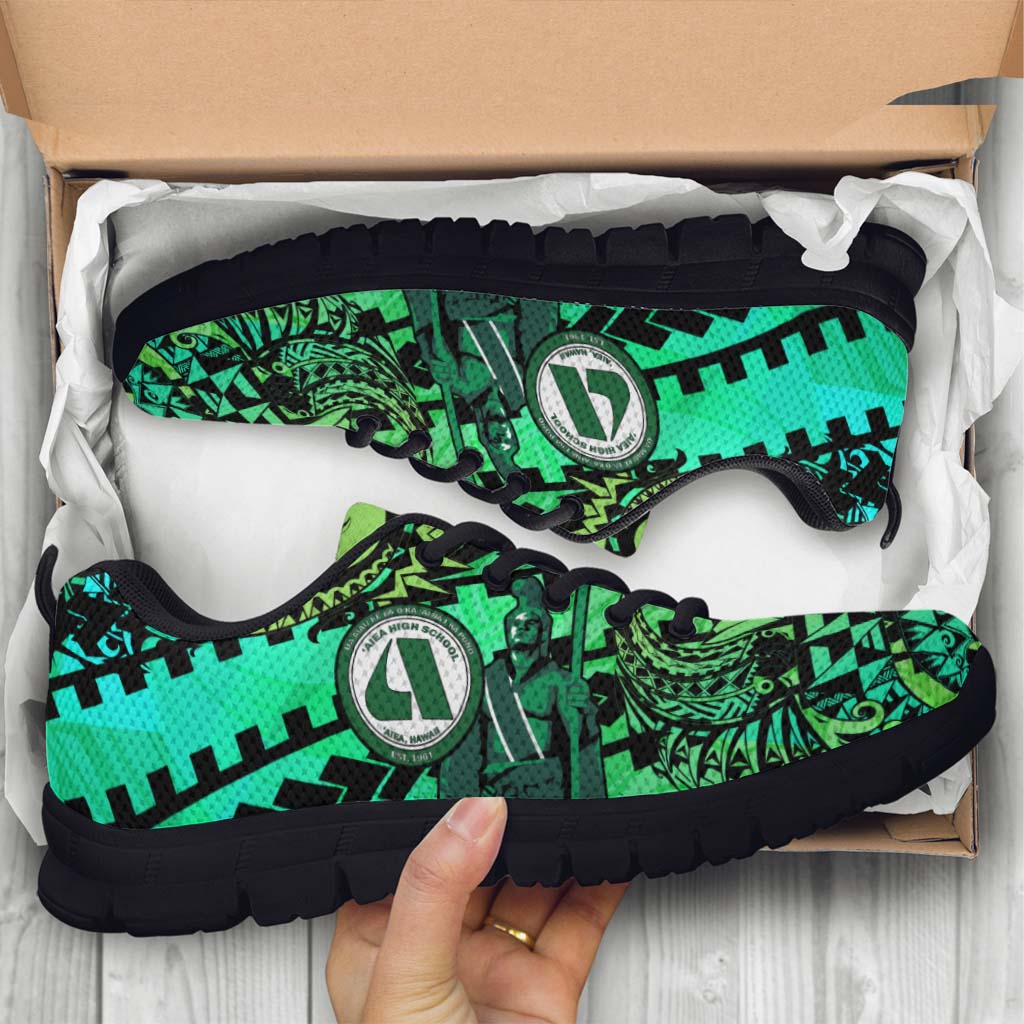 Hawaii Sneakers - ��Aiea High School Home Of The Na Ali'i Tribal Pattern