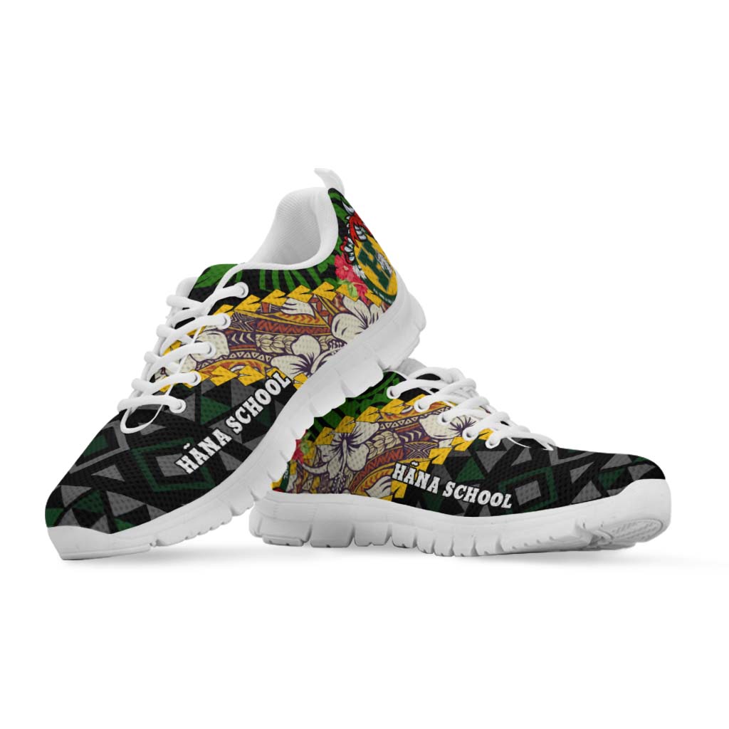 Hawaii Sneakers - Hana High & Intermediate School Polynesian Tribal Pattern