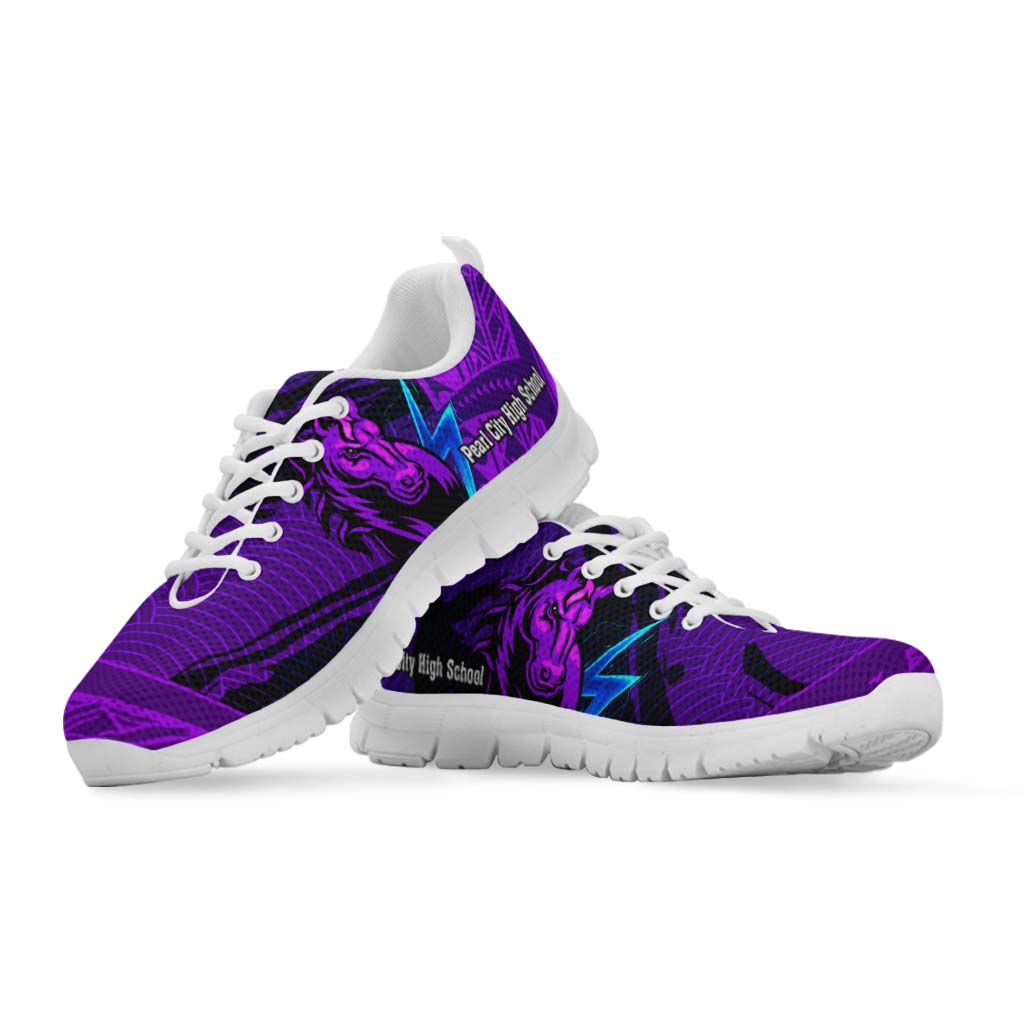 Hawaii Sneakers - Pearl City High School Polynesian Pattern
