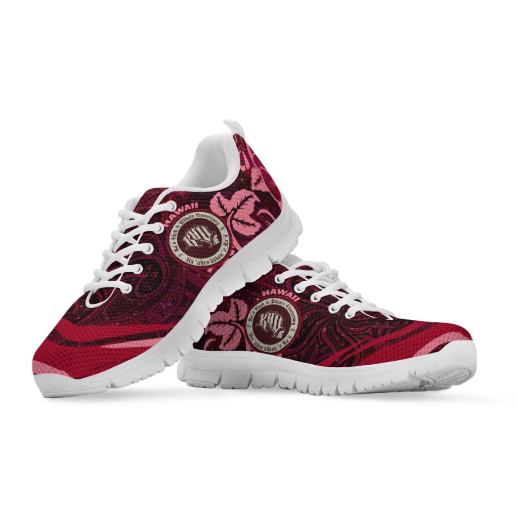 Hawaii Sneakers - Keaʻau High School Polynesian Pattern Art