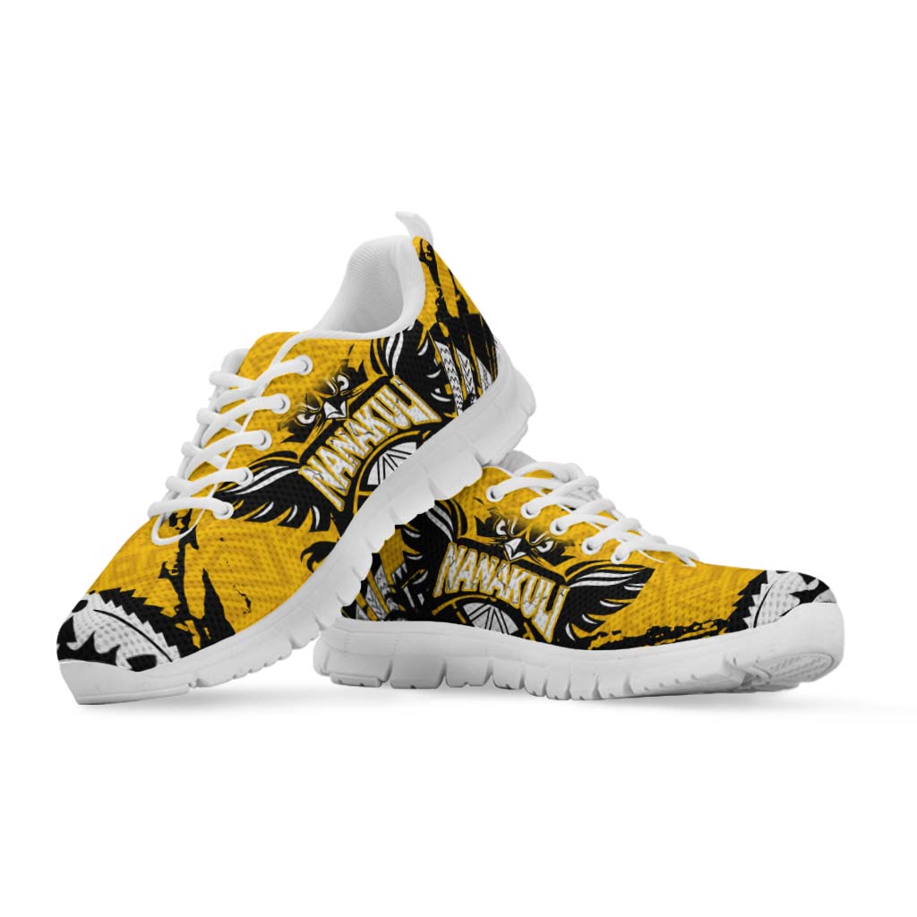 Hawaii Sneakers - Nanakuli High School Polynesian Tribal Pattern