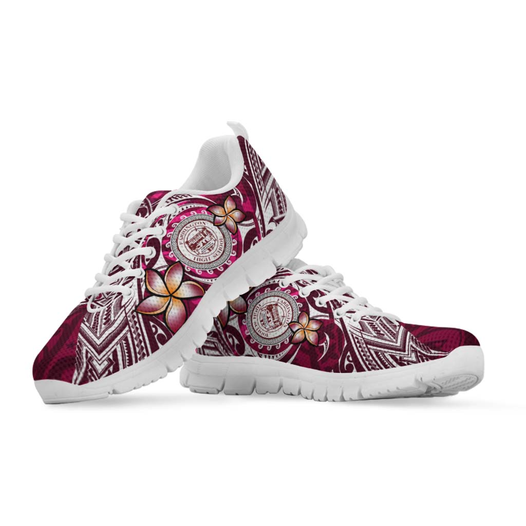 Hawaii Sneakers - Farrington High School Polynesian Tribal Pattern