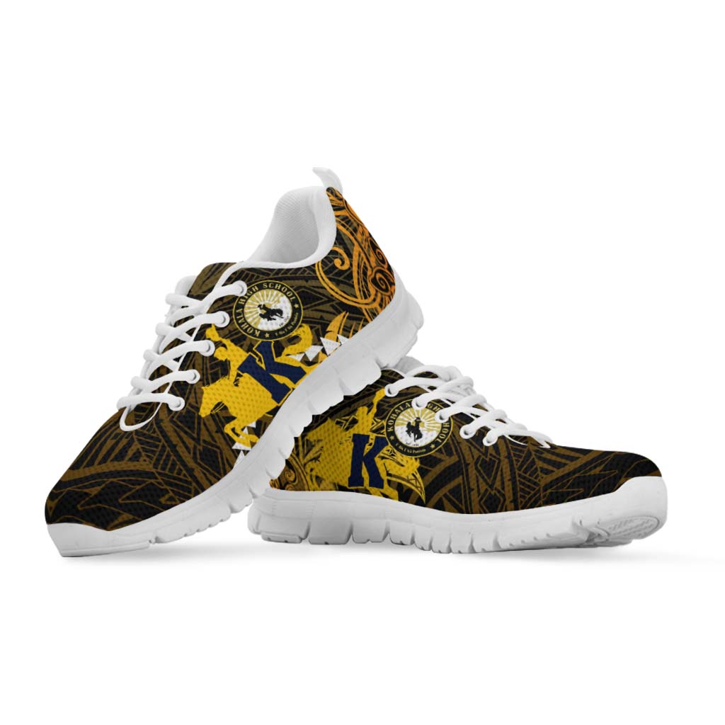 Hawaii Sneakers - Kohala High School Polynesian Tribal Pattern