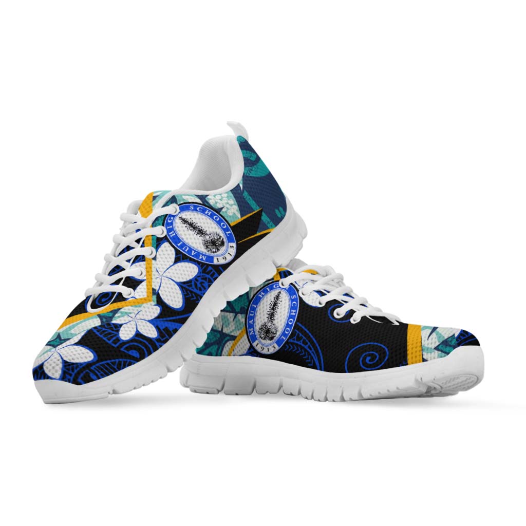 Hawaii Sneakers - Maui High School Polynesian Tribal Pattern