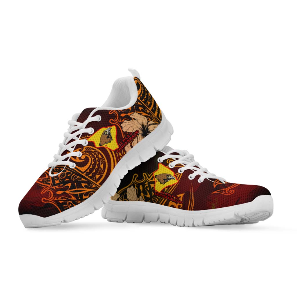 Hawaii Sneakers - Ke Kula o Ehunuikaimalino Polynesian Pattern