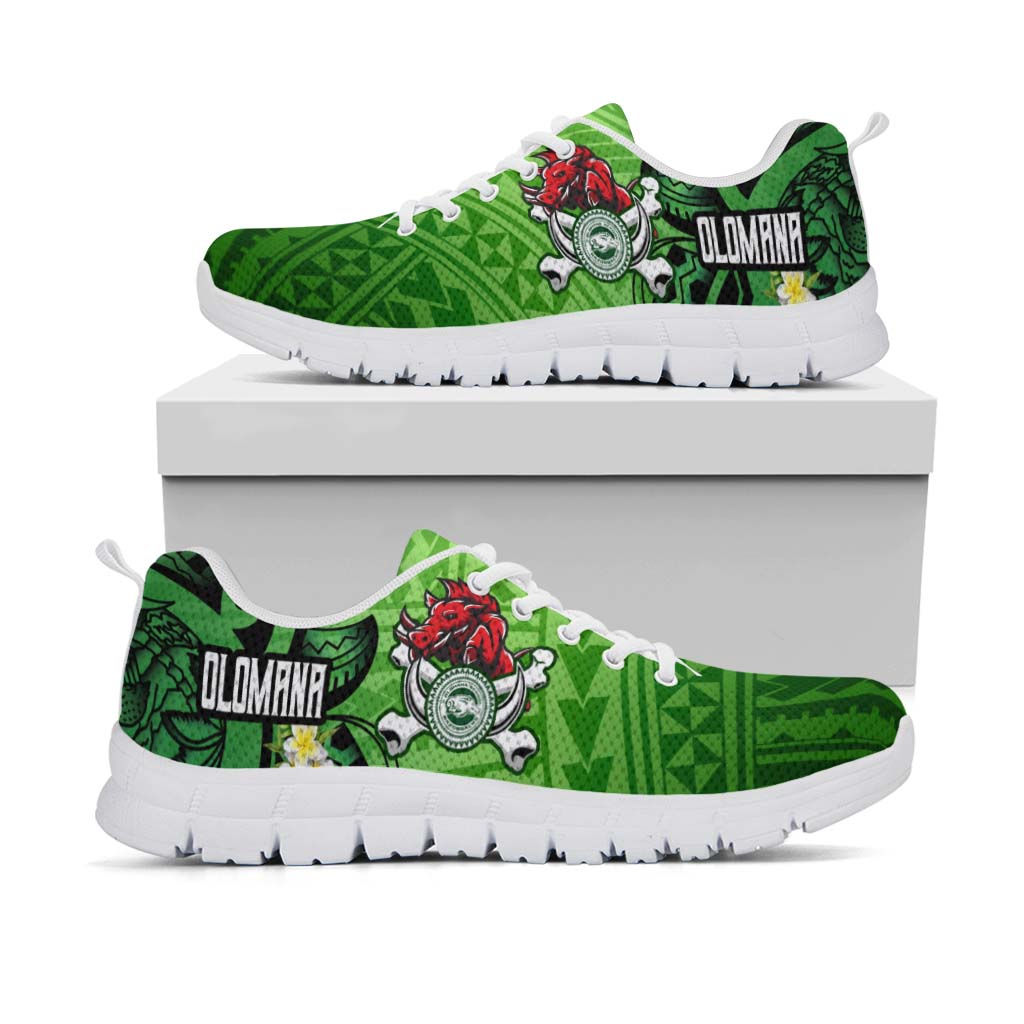 Hawaii Sneakers - Olomana High & Intermediate School Polynesian Pattern