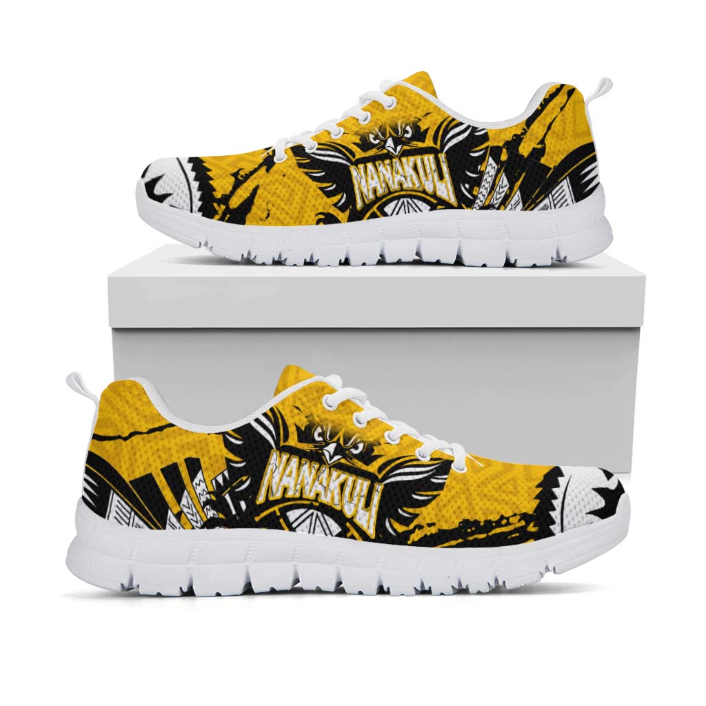 Hawaii Sneakers - Nanakuli High School Polynesian Tribal Pattern