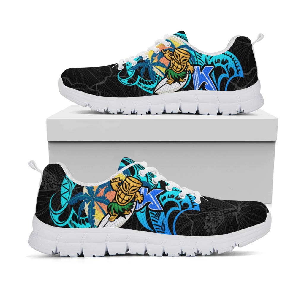 Hawaii Sneakers - Kailua High School Polynesian Tribal Pattern