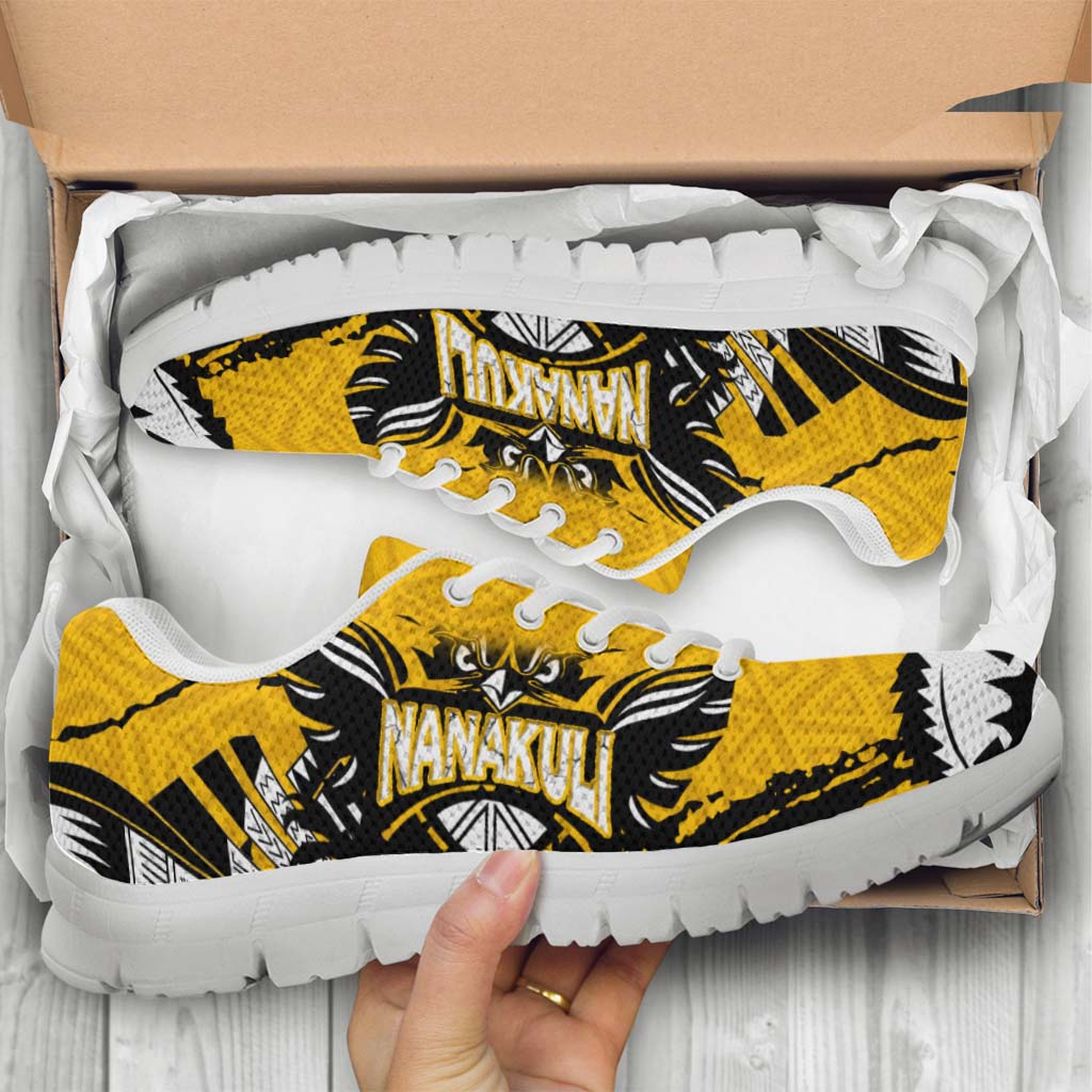 Hawaii Sneakers - Nanakuli High School Polynesian Tribal Pattern
