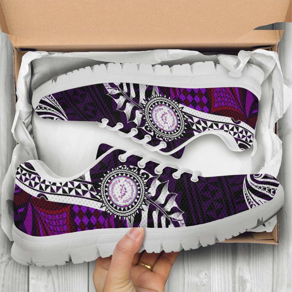 Hawaii Sneakers - Ni'ihau High and Elementary School Polynesian Pattern
