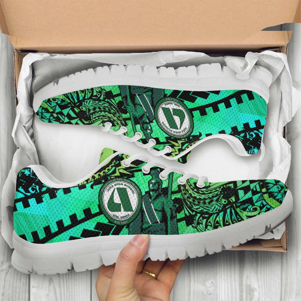 Hawaii Sneakers - ��Aiea High School Home Of The Na Ali'i Tribal Pattern