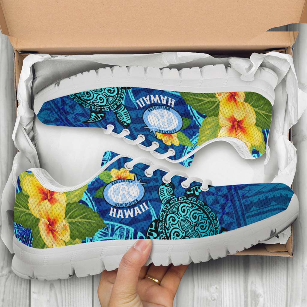 Hawaii Sneakers - Kelakehe High School Polynesian Tribal Pattern