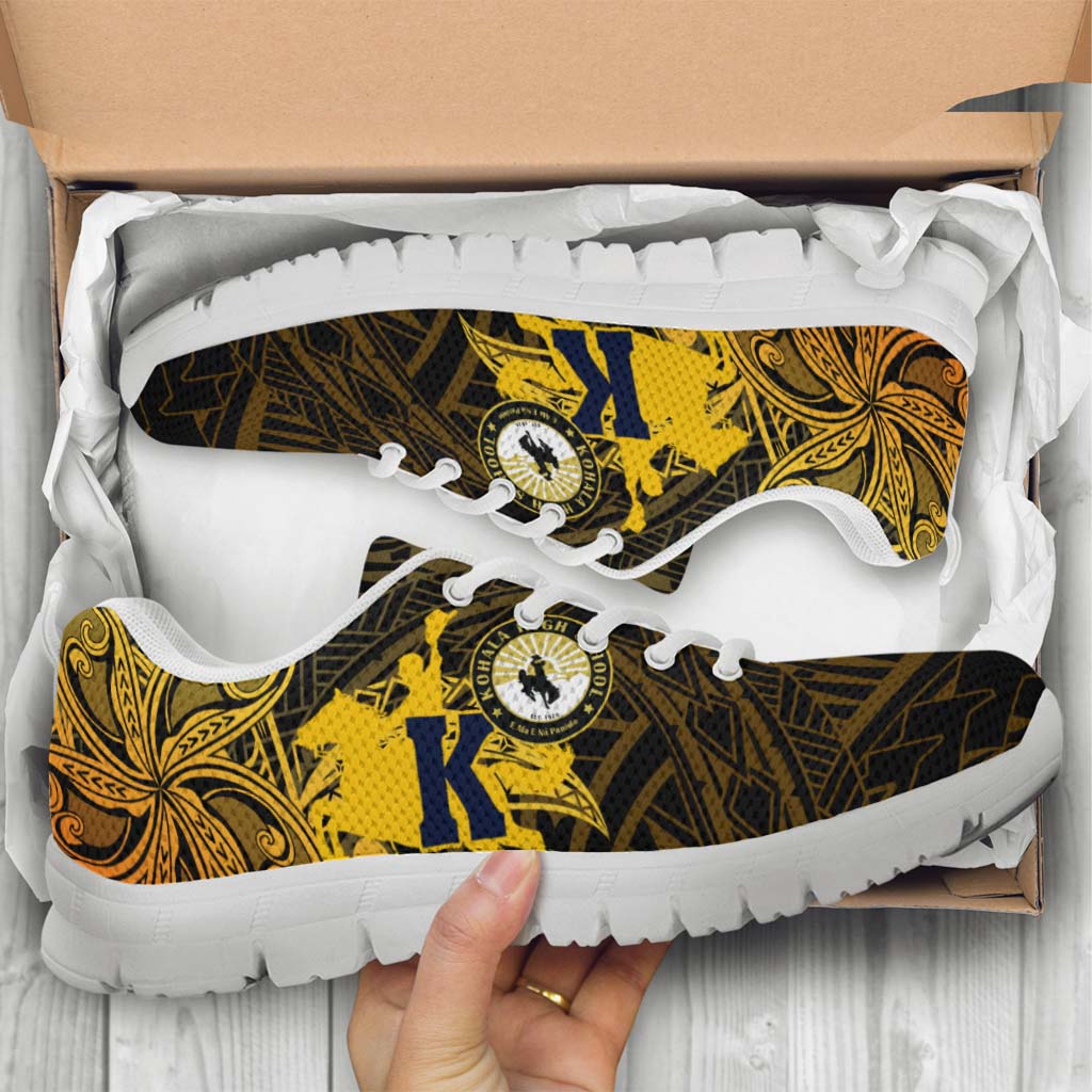 Hawaii Sneakers - Kohala High School Polynesian Tribal Pattern