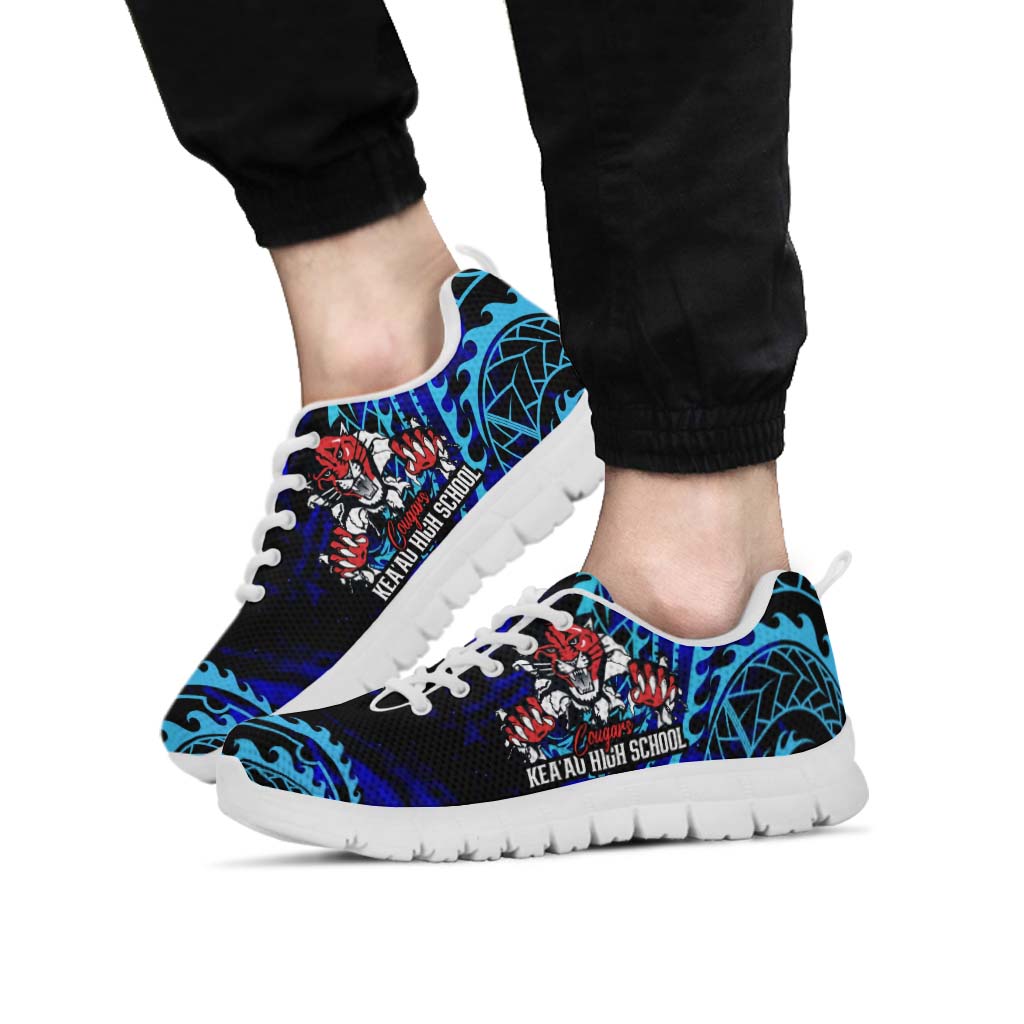 Hawaii Sneakers - Keaʻau High School Polynesian Tribal Pattern Art