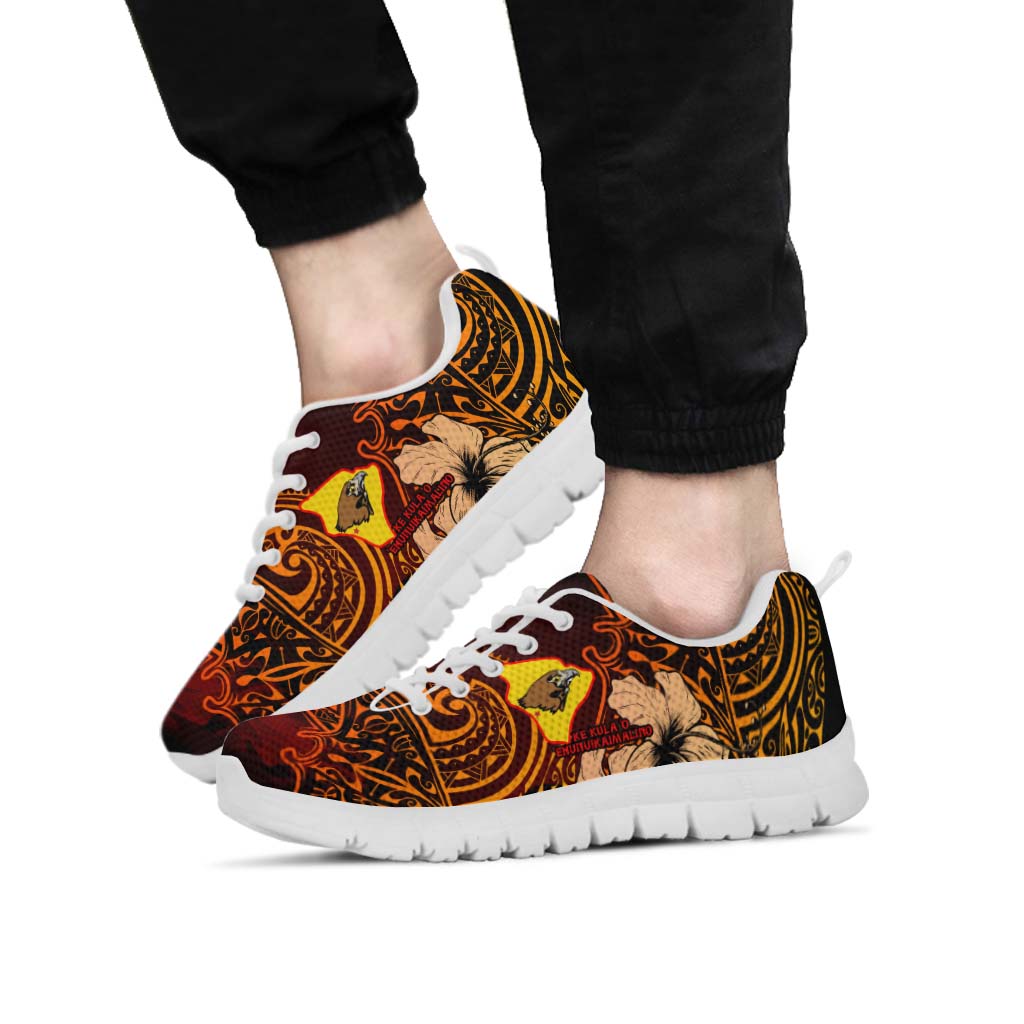 Hawaii Sneakers - Ke Kula o Ehunuikaimalino Polynesian Pattern