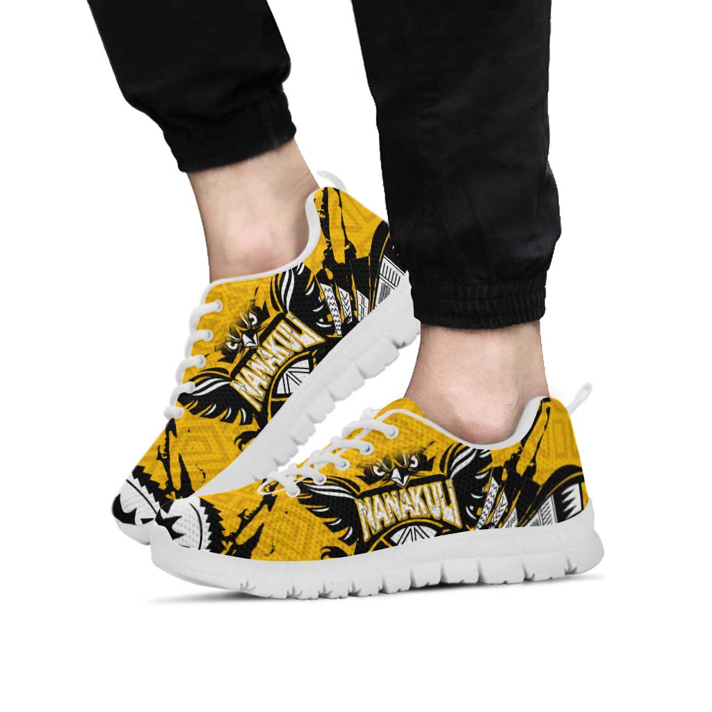 Hawaii Sneakers - Nanakuli High School Polynesian Tribal Pattern