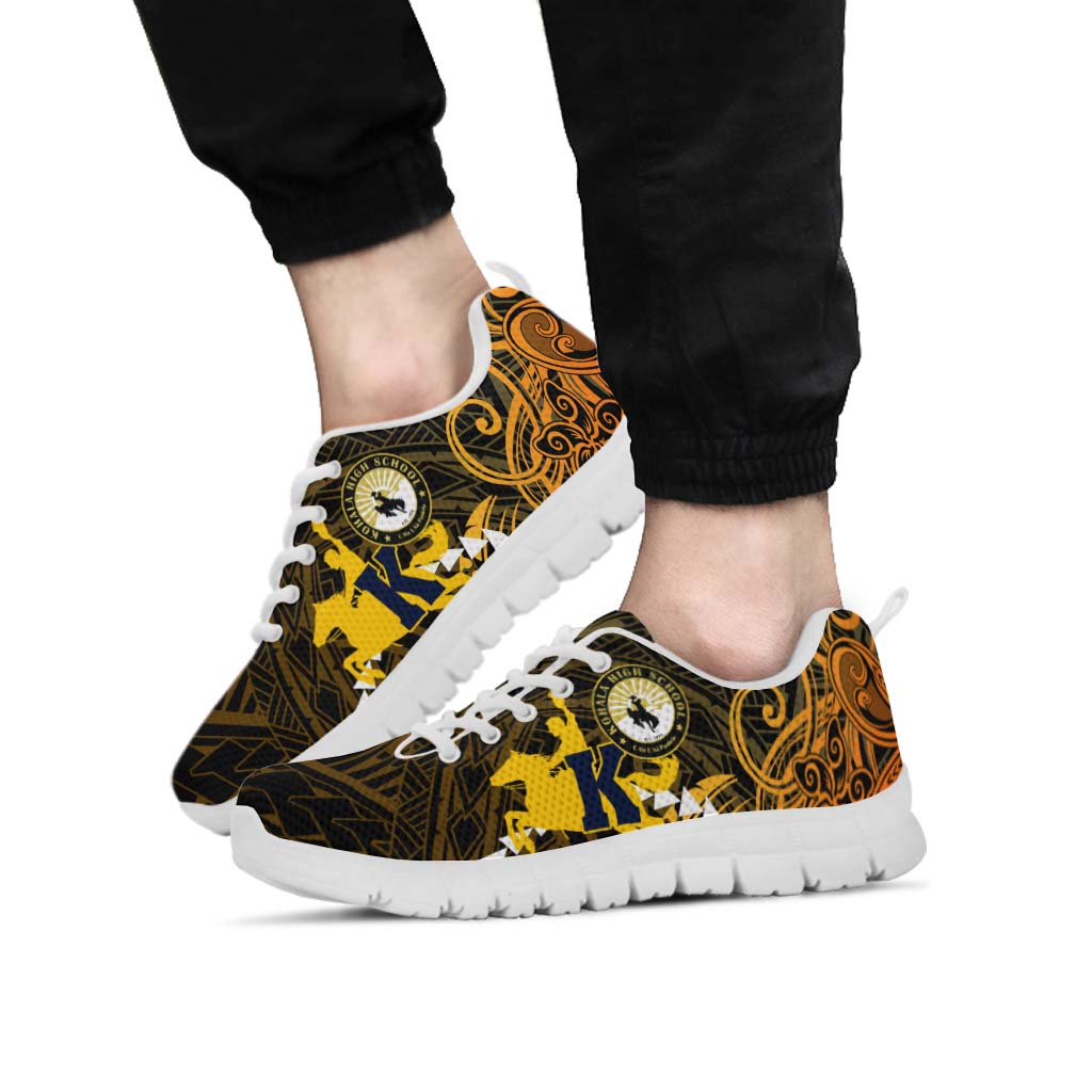 Hawaii Sneakers - Kohala High School Polynesian Tribal Pattern