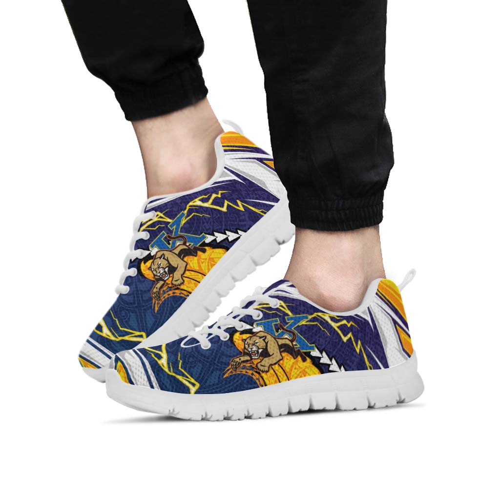 Hawaii Sneakers - Henry J. Kaiser High School Polynesian Tribal Pattern