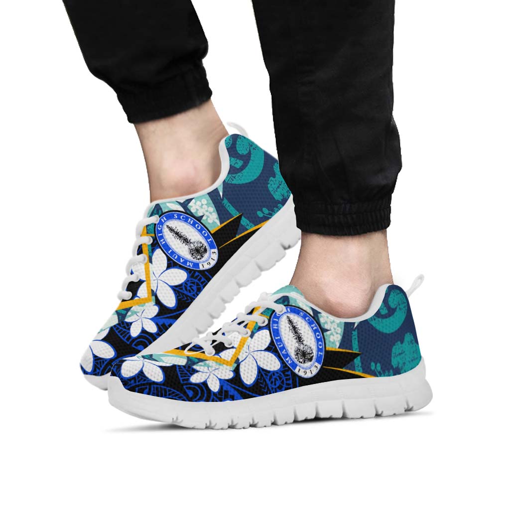 Hawaii Sneakers - Maui High School Polynesian Tribal Pattern