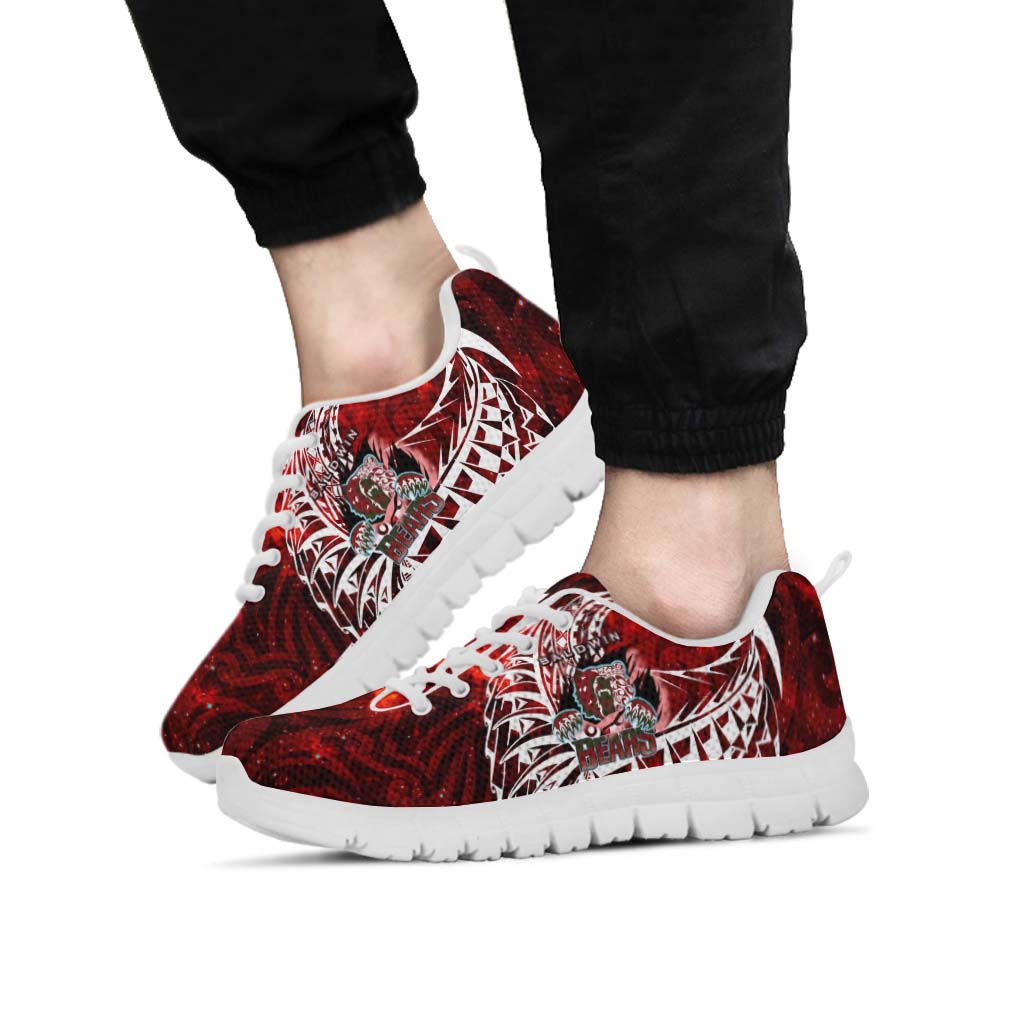 Hawaii Sneakers - Baldwin High School Polynesian Tribal Pattern