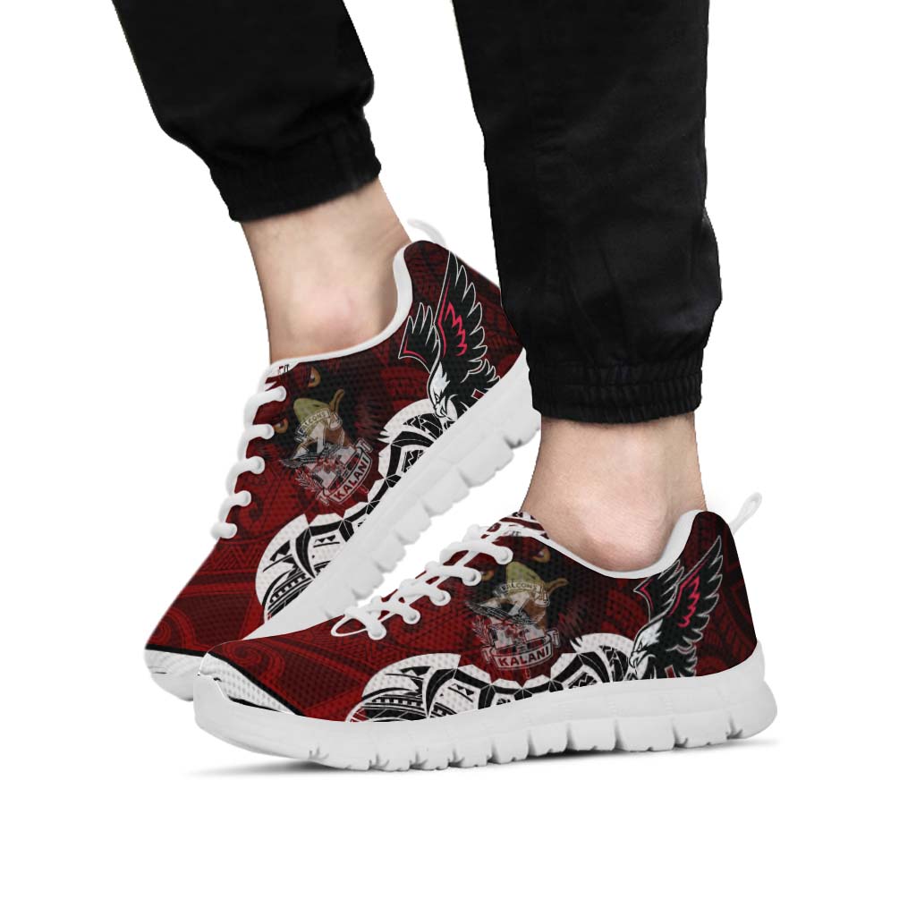 Hawaii Sneakers - Kalani High School Polynesian Tribal Pattern