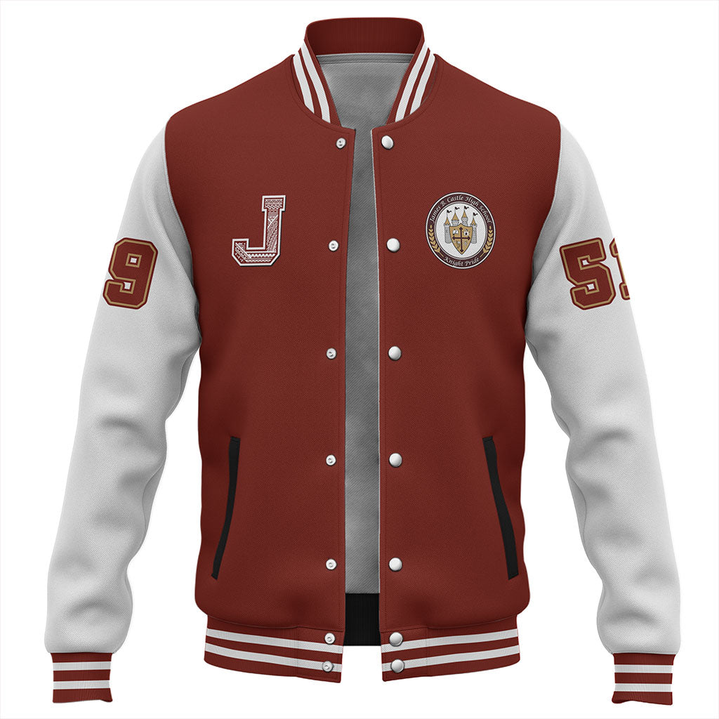 Hawaii Baseball Jacket James B. Castle High School Polynesian Letters Style