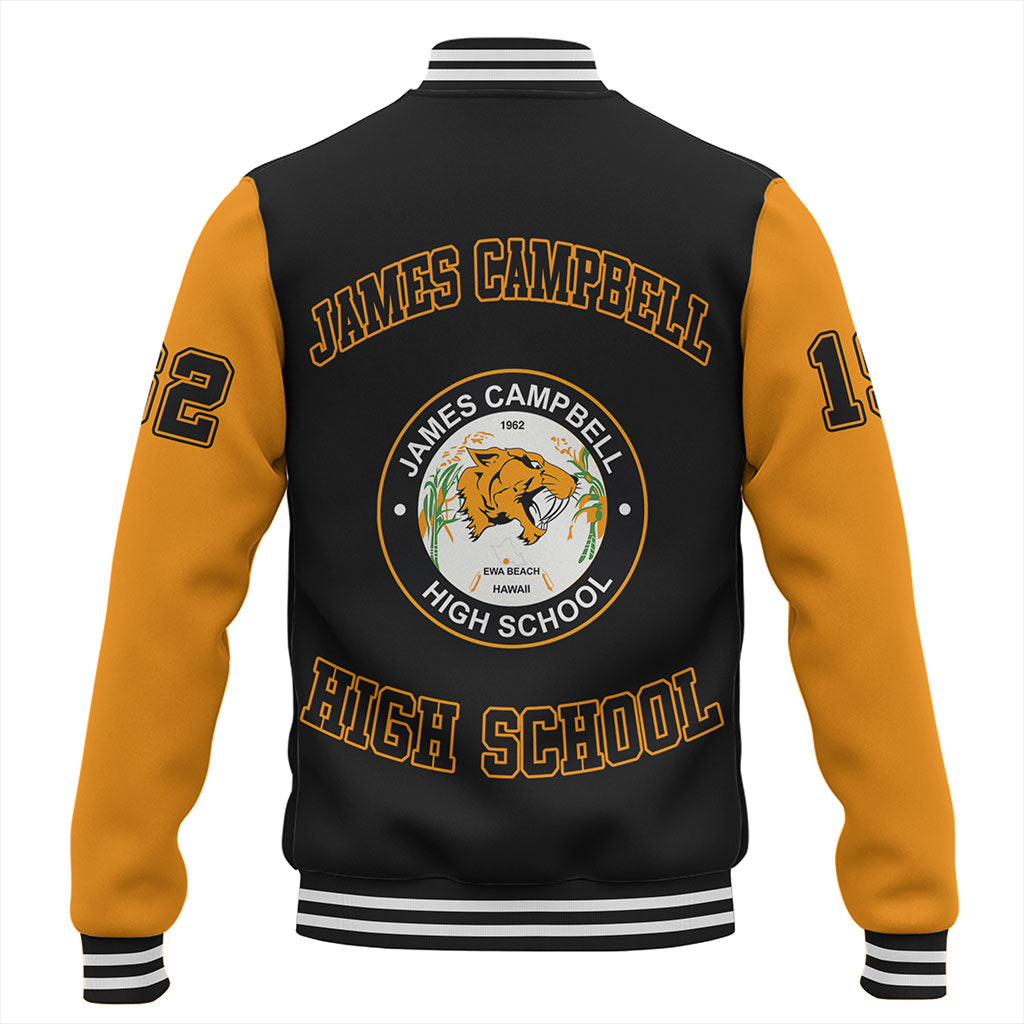 Hawaii Baseball Jacket James Campbell High School Polynesian Letters Style