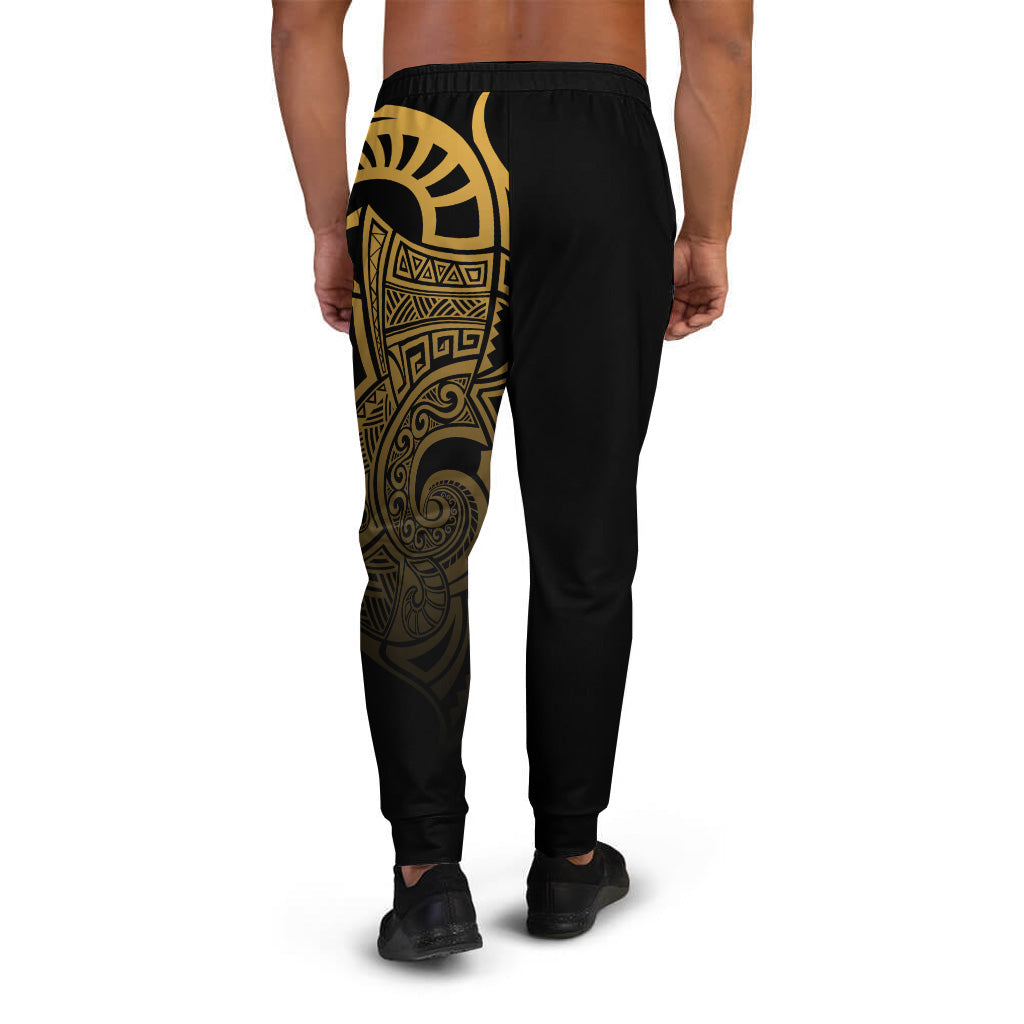 Polynesian Jogger - Gold Tribal Patterns
