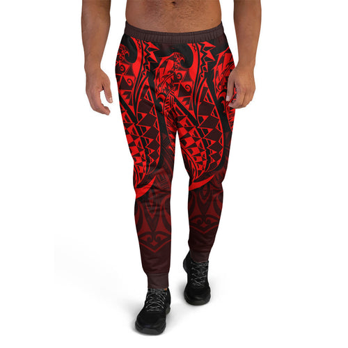 Polynesian Jogger - Red Polynesian Tribal Style