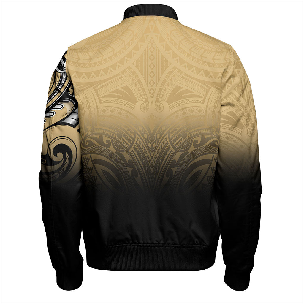 Hawaii Bomber Jacket Kanaka Map Polynesian Tribal Style