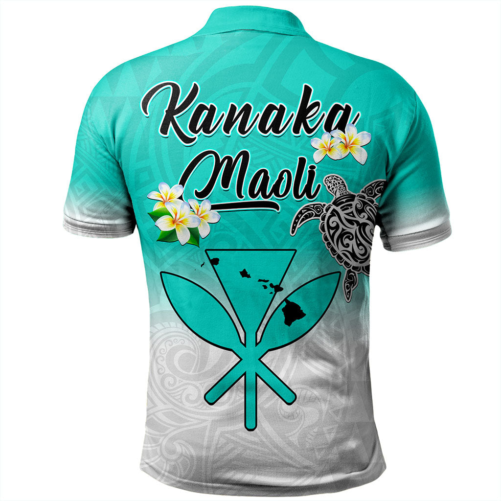 Hawaii Polo Shirt Kanaka Maoli With Map Tribal Aloha