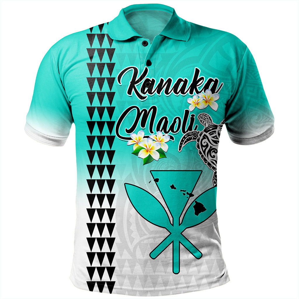 Hawaii Polo Shirt Kanaka Maoli With Map Tribal Aloha