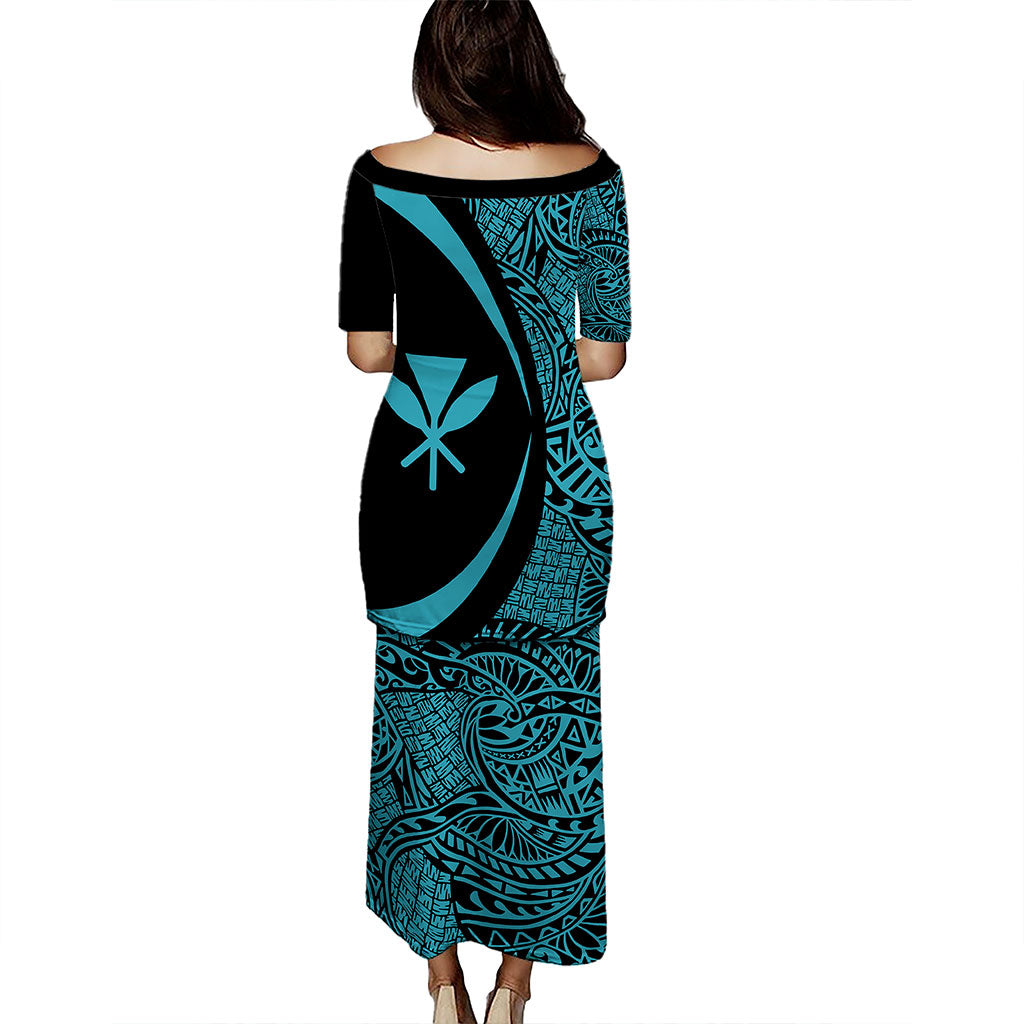Hawaii Puletasi Kanaka Lauhala Circle Style