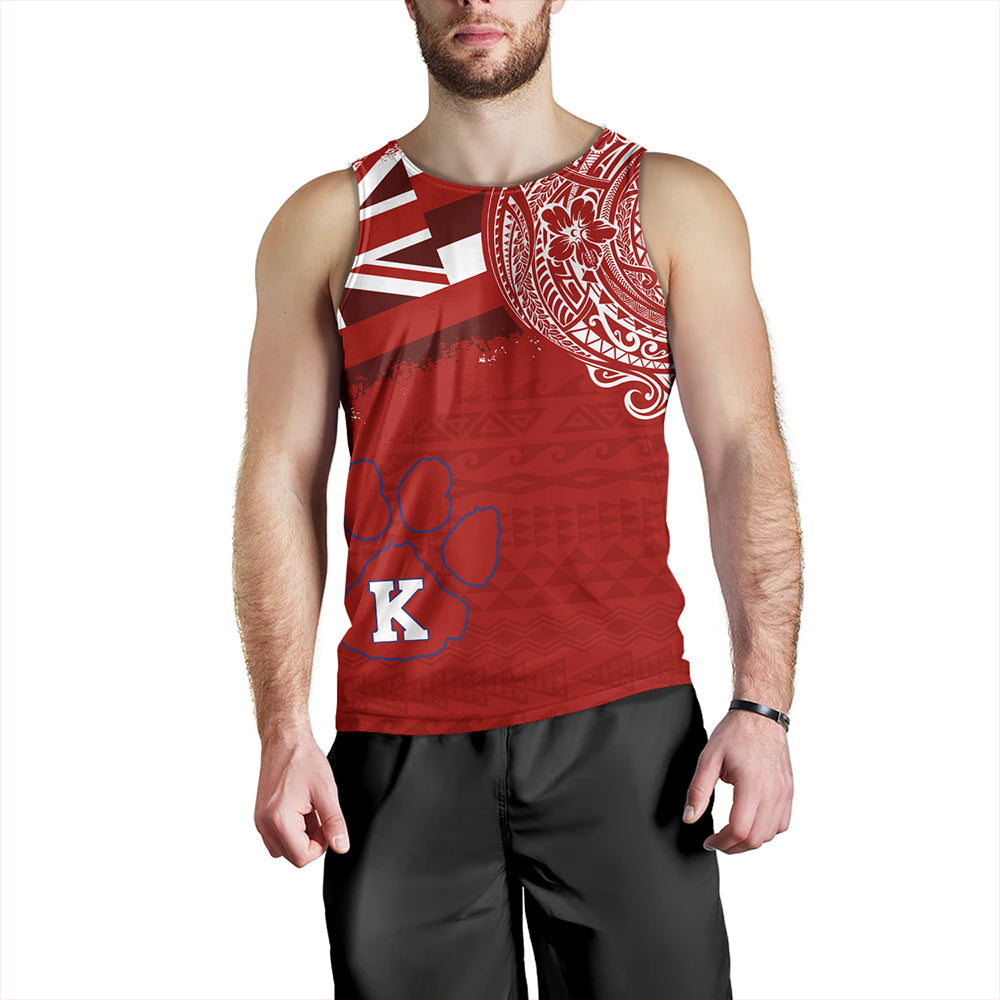 Hawaii Tank Top Kea'au High School With Crest Style